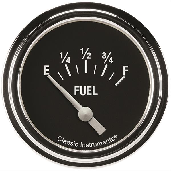 Classic Instruments Hot Rod Series Gauges HR209SLF Gauge, Series, Fuel Level, 240-33ohm, 2 5/8 in., Analog, Electrical, Each