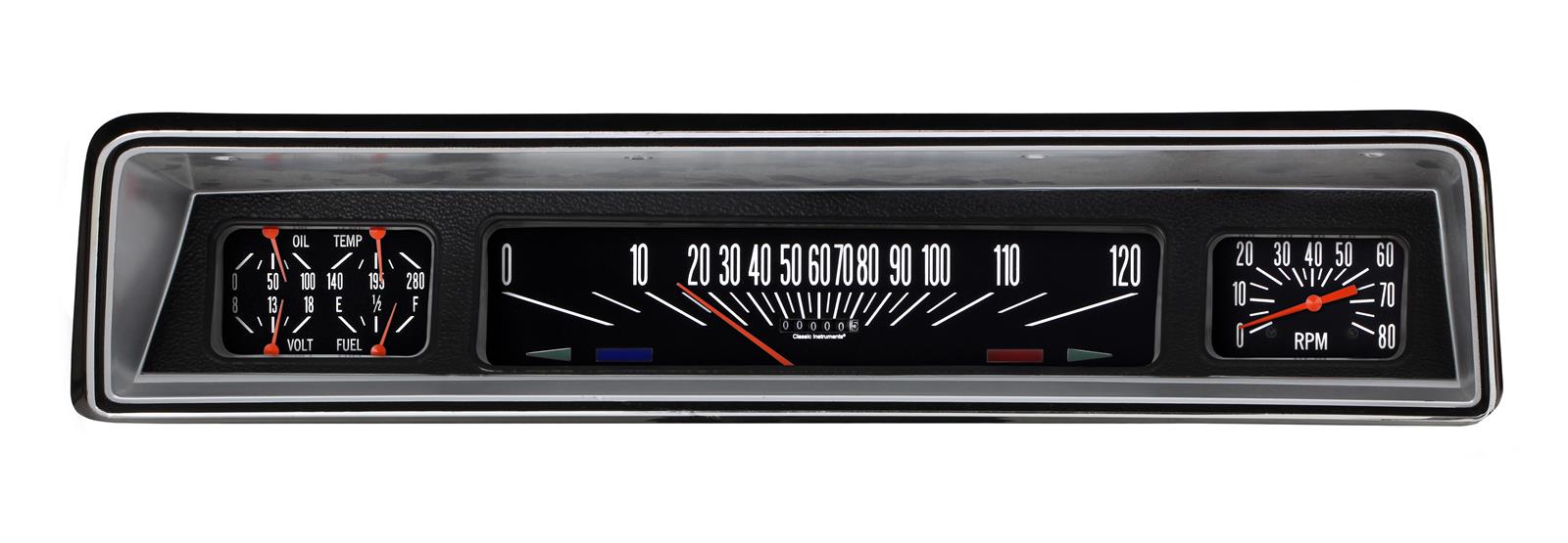 Classic Instruments Gauge Kits and Instrument Clusters NO66B-LS