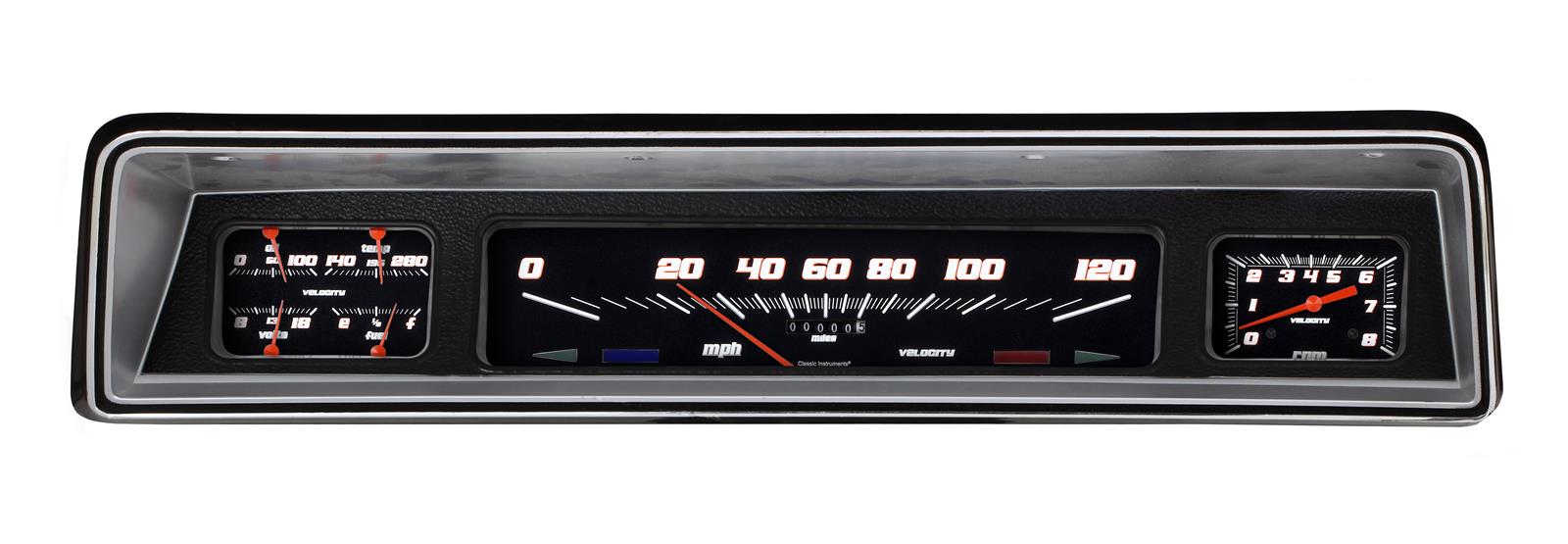Classic Instruments Gauge Kits and Instrument Clusters NO66VSB-LS
