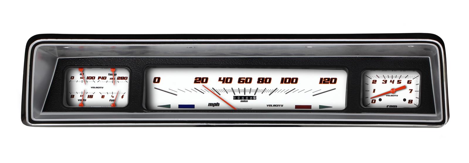 Classic Instruments Gauge Kits and Instrument Clusters NO66VSW-LS