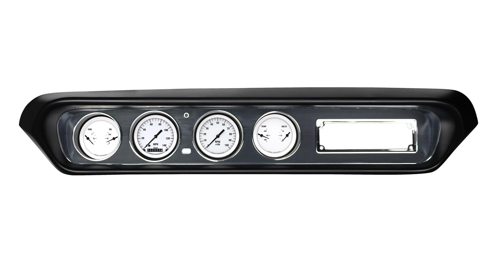 Classic Instruments Gauge Kits and Instrument Clusters PC64WH05 1964-67 GTO direct-fit Cluster