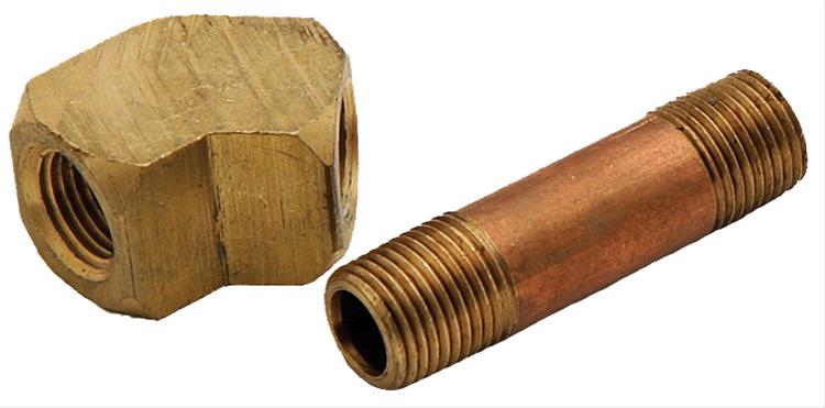 Classic Instruments Oil Pressure Sender Bushing Kits SN57G Gauge Adapter, Brass, Natural, 1/8 in. NPT, Kit