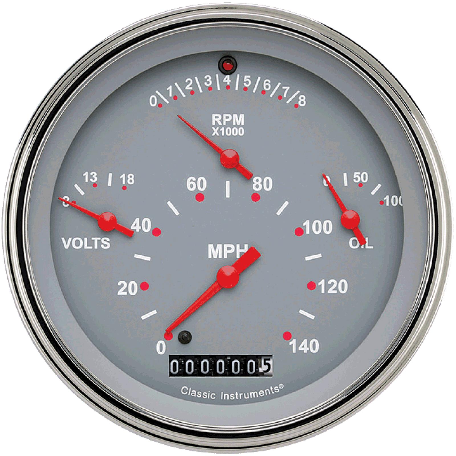 Classic Instruments Gauge Kits and Instrument Clusters TE40GSLF