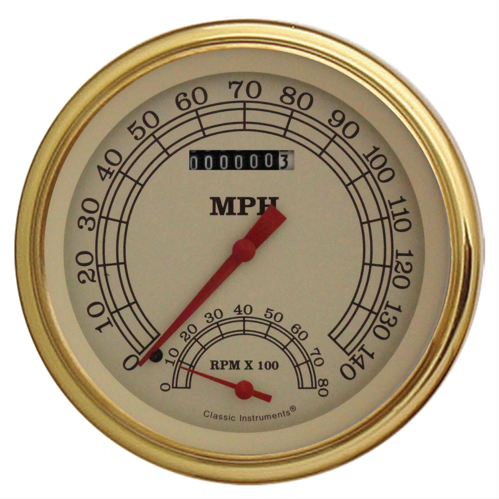 Classic Instruments VT50GLF Classic Instruments Vintage Series Gauge ...