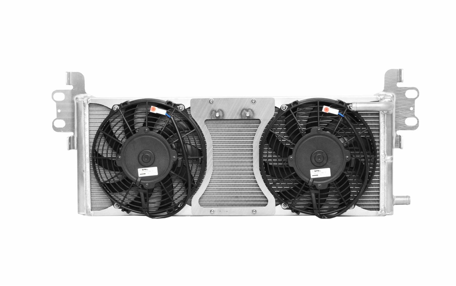 PWR North America Shelby GT500 Heat Exchangers for 2007-2012 MUSTANG - 56-00000 Supercharger Cooler, Exchangers, Dual Pass, Aluminum, Includes Fans, Ford, Mustang, GT500, Each