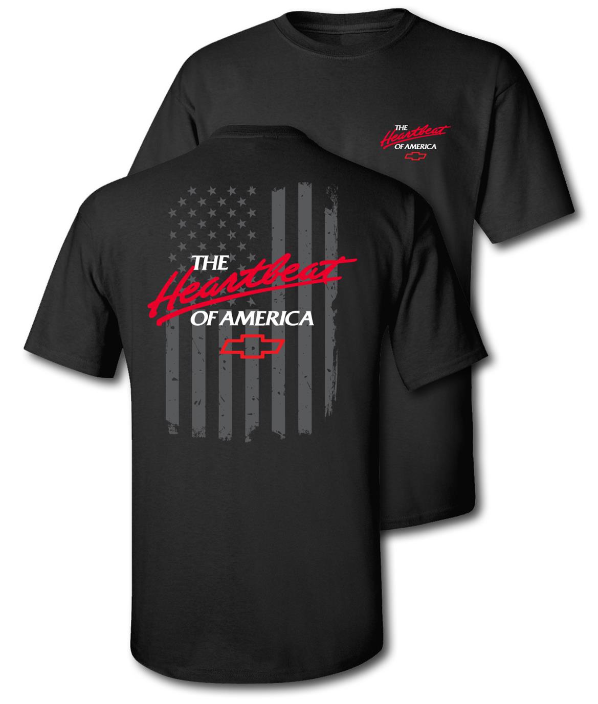 Summit Gifts CH1426-3 The Heartbeat of America T-Shirts | Summit Racing