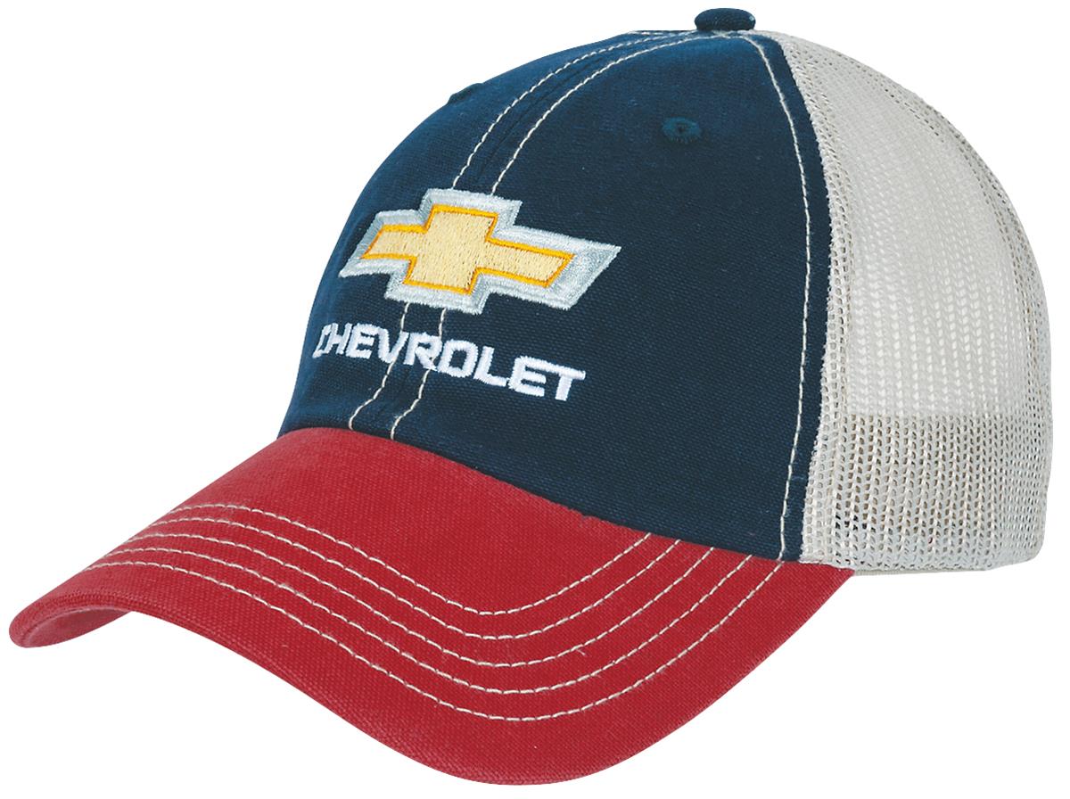 Summit Gifts CH2566 Chevrolet Tri-Color Trucker Hat | Summit Racing