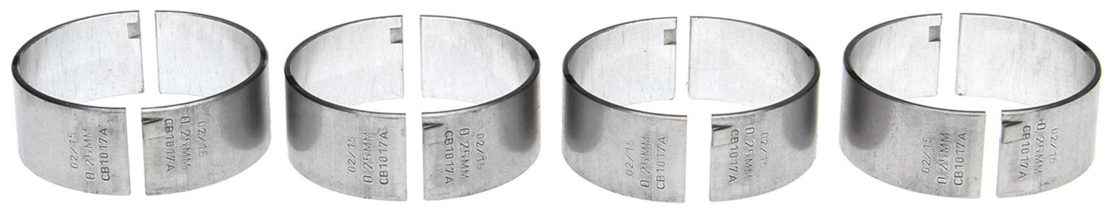 Clevite AL-Series Rod Bearings CB-1017A-.25MM Bearings, AL-Series, Direct Replacement, .25mm Crankshaft Undersize, Audi, Volkswagen, 1.5/1.6/1.7/2.2L, L4, L5, Each