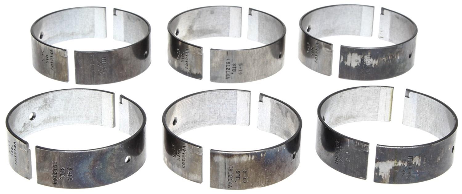 Clevite AL-Series Rod Bearings CB-1214A-40(6) Bearings, AL-Series, Direct Replacement, .040 in, Crankshaft Undersize, Chrysler, Plymouth, Dodge, 3.7L, L6, Cast Iron Crankshaft, Set of 6