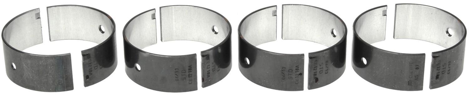Clevite AL-Series Rod Bearings CB-1218A(4) Bearings, AL-Series, Direct Replacement, Standard Size, Toyota, 1.9/2.0/2.2/2.4L, L4, Set of 4