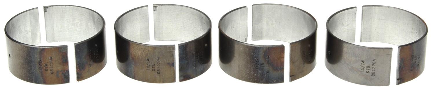 Clevite AL-Series Rod Bearings CB-1220A(4) Bearings, AL-Series, Direct Replacement, Standard Size, Mitsubishi, Chrysler, Plymouth, Dodge, Ford, 2.0/2.3/2.6L, L4, Set of 4