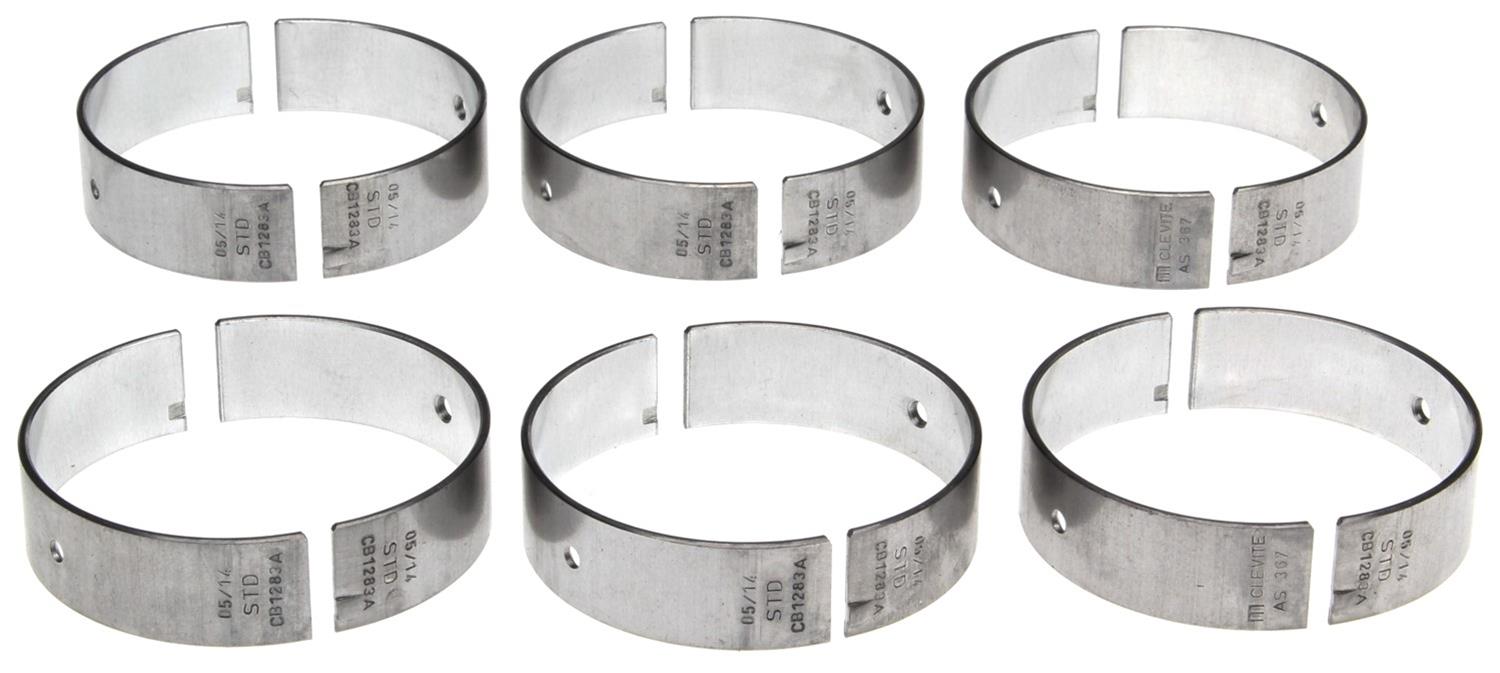 Clevite AL-Series Rod Bearings CB-1283A-.25MM(6) Bearings, AL-Series, Direct Replacement, .25mm Crankshaft Undersize, Ford, Lincoln, Mercury, 3.8L, V6, Set of 6