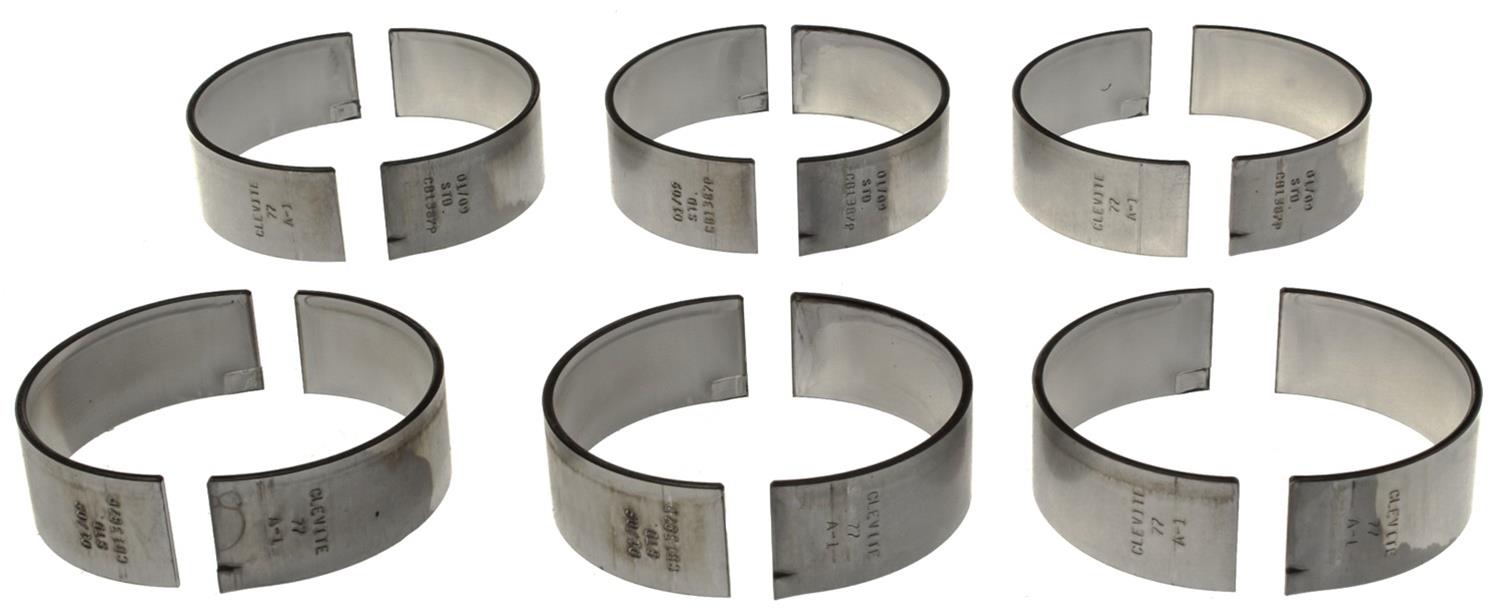 Clevite P-Series Rod Bearings CB-1387P-10(6) Bearings, P-Series, Direct Replacement, .010 in. Crankshaft Undersize, Dodge, 3.9L, Set of 6