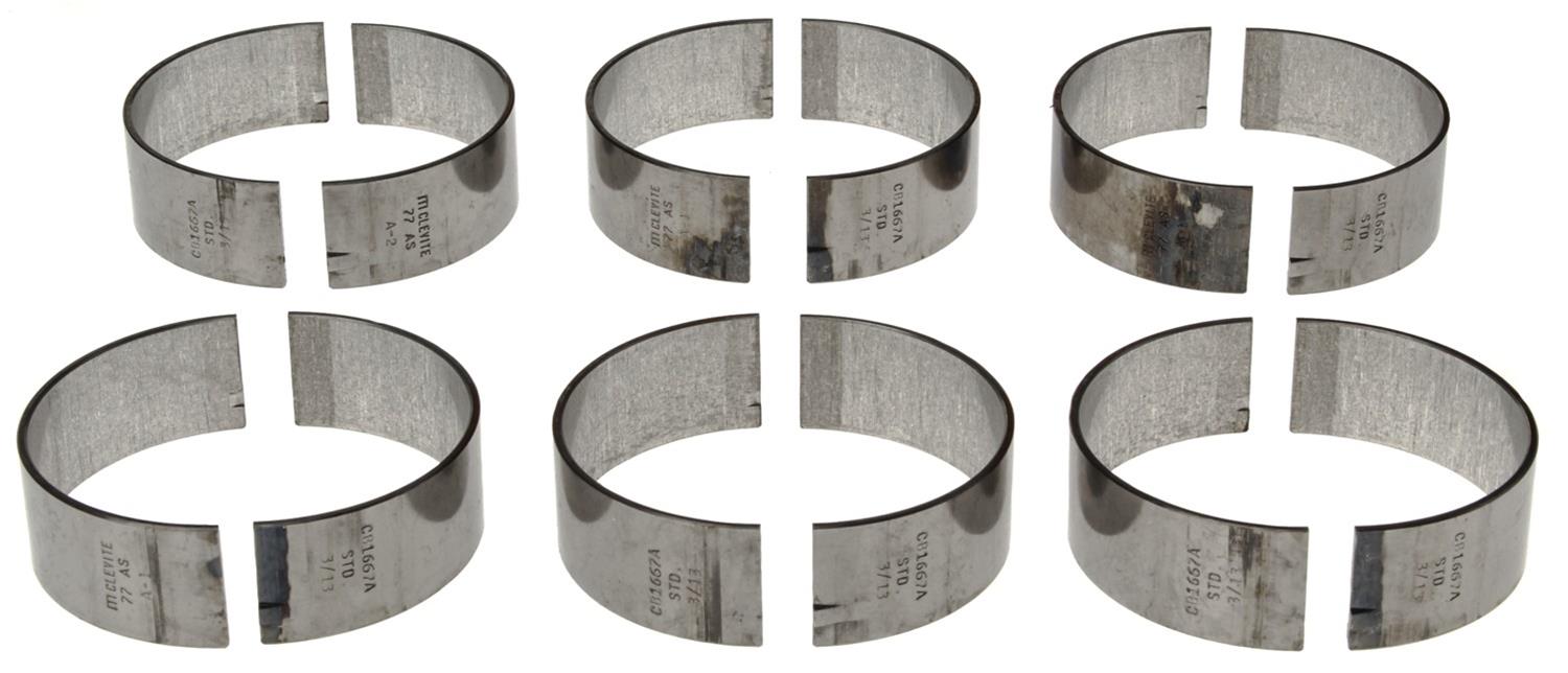 Clevite AL-Series Rod Bearings CB-1667A(6) Ford Products V6, 232-255, 1996-2008