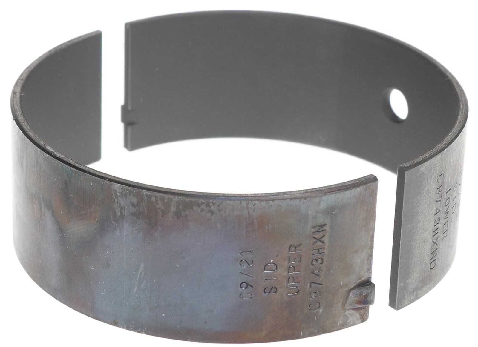 Clevite H-Series Main Bearings CB-743HXNDC Rod Bearing, H Series, Standard Size, Dowel Hole, TM-77, Chevy, BBC, Each