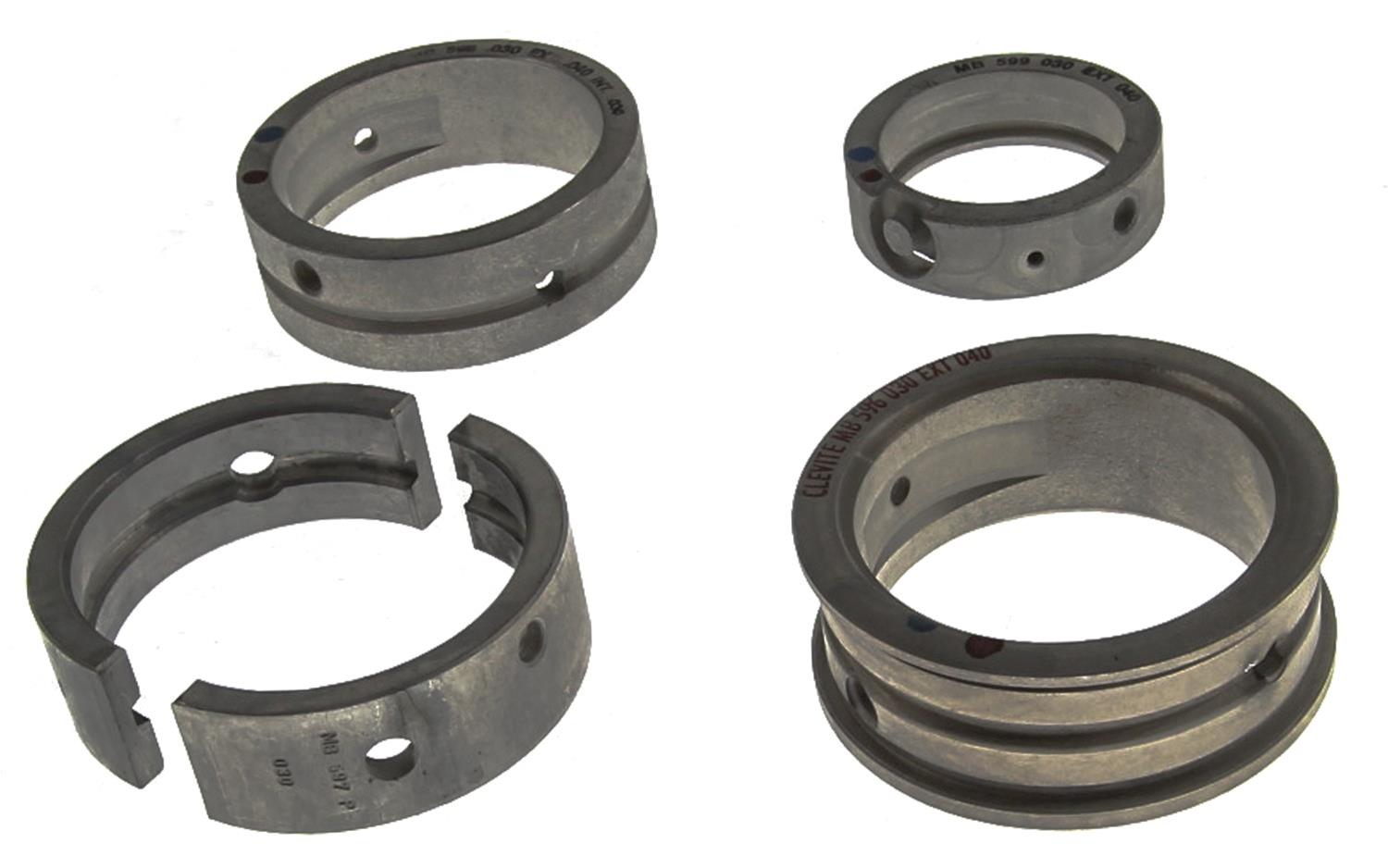 Clevite AL-Series Main Bearings MS-1053A-30 Bearings, AL-Series, Direct Replacement, .030 in. Crankshaft Undersize, Volkswagen, 1.6L H4, Set of 4