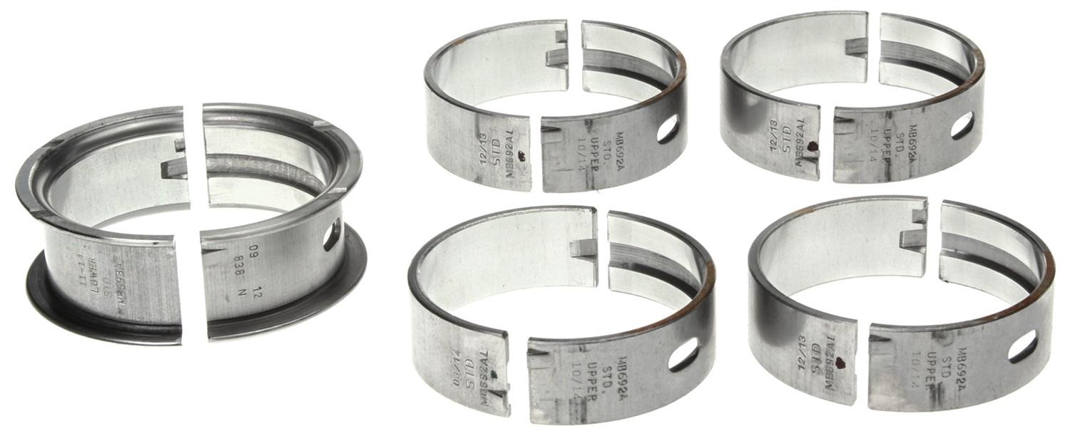 Clevite AL-Series Main Bearings MS-1157A-30 Bearings, AL Series, .030 in. Crankshaft Undersize, AL-5, Audi, Volkswagen, 1.5, 1.6, 1.7L, Set of 5