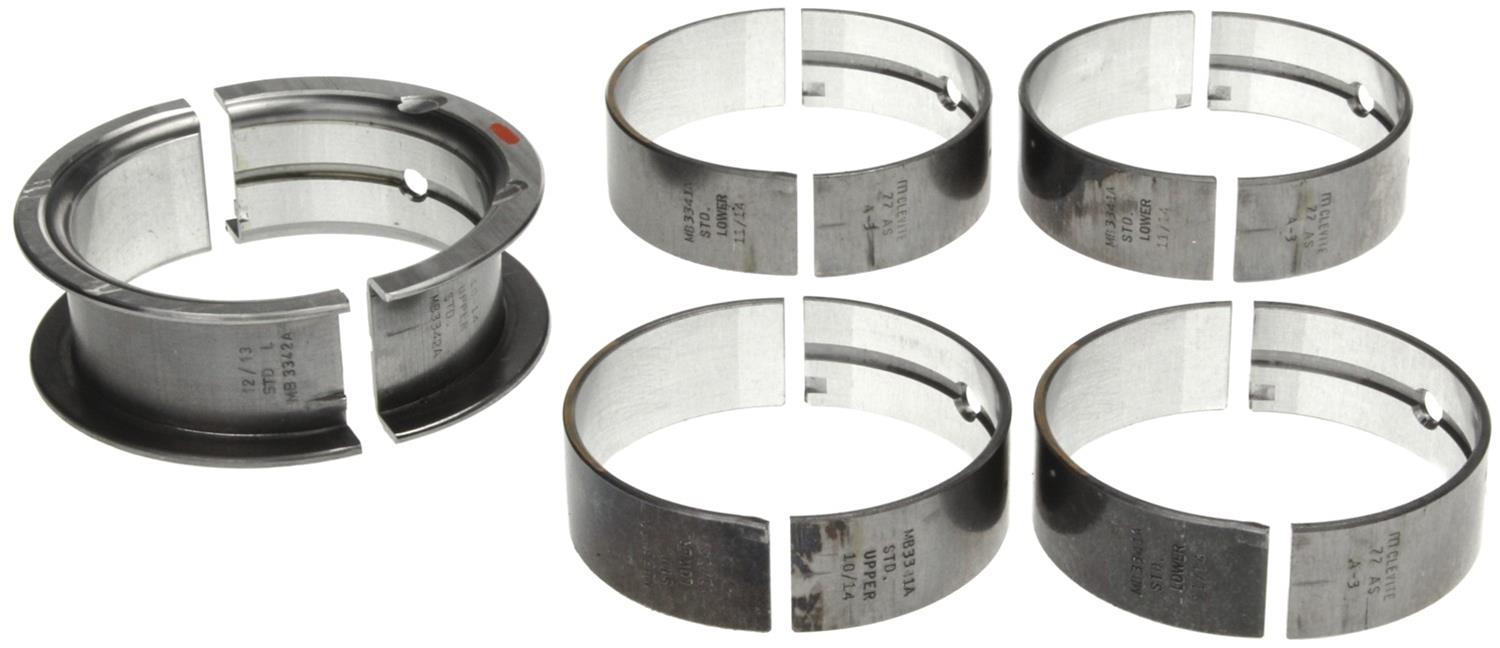 Clevite AL-Series Main Bearings MS-1949A-.25MM Bearing Set-Nissan 4, 2389cc, 1989-95 KA24DE / KA24E