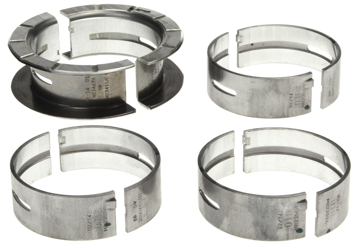 Clevite AL-Series Main Bearings MS-1983A-10 Bearing Set-Ford 2.6L, 2.8L, 2.9L (1972-92)