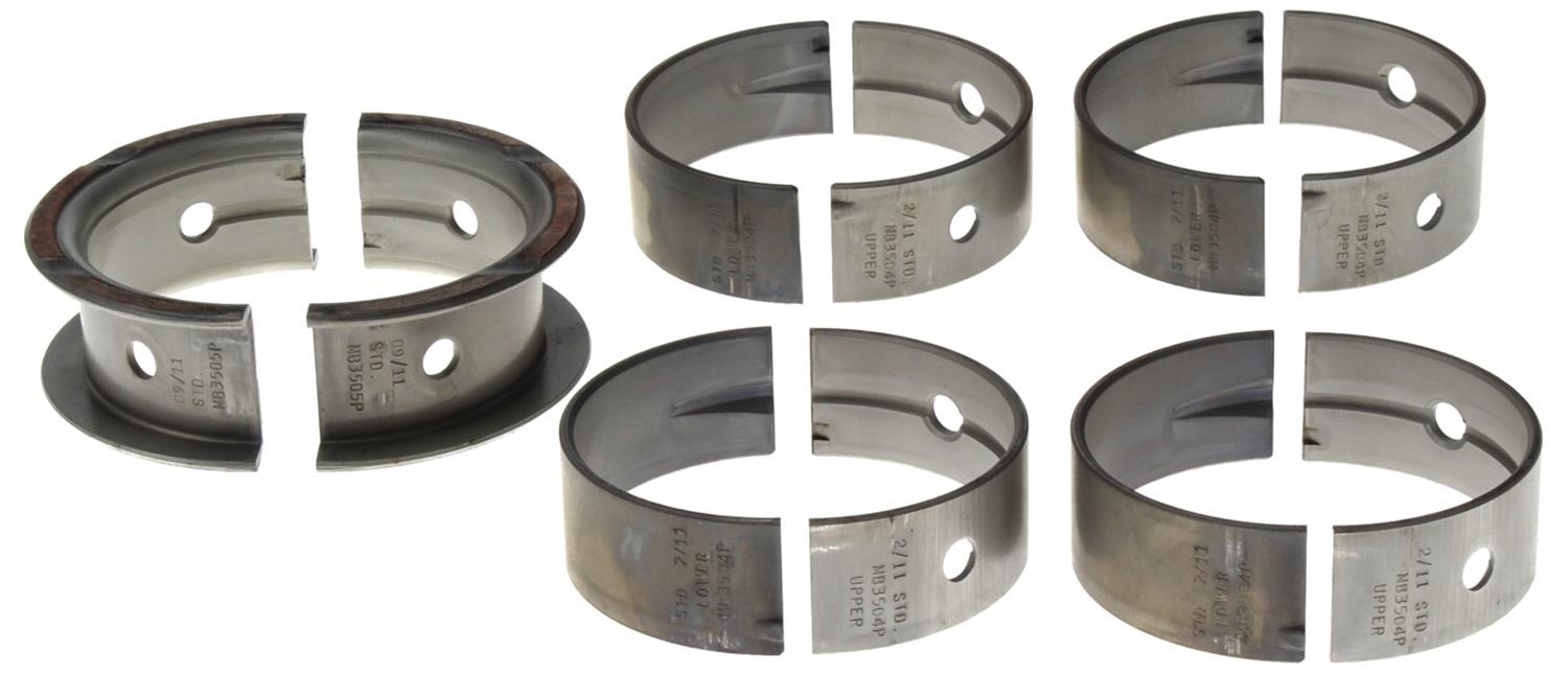 Clevite P-Series Main Bearings MS-2039P-.25MM Bearings, P Series, 1/2 Groove, .25mm Crankshaft Undersize, Tri Metal, Mitsubishi, 2.0, 2.4L, Set of 4