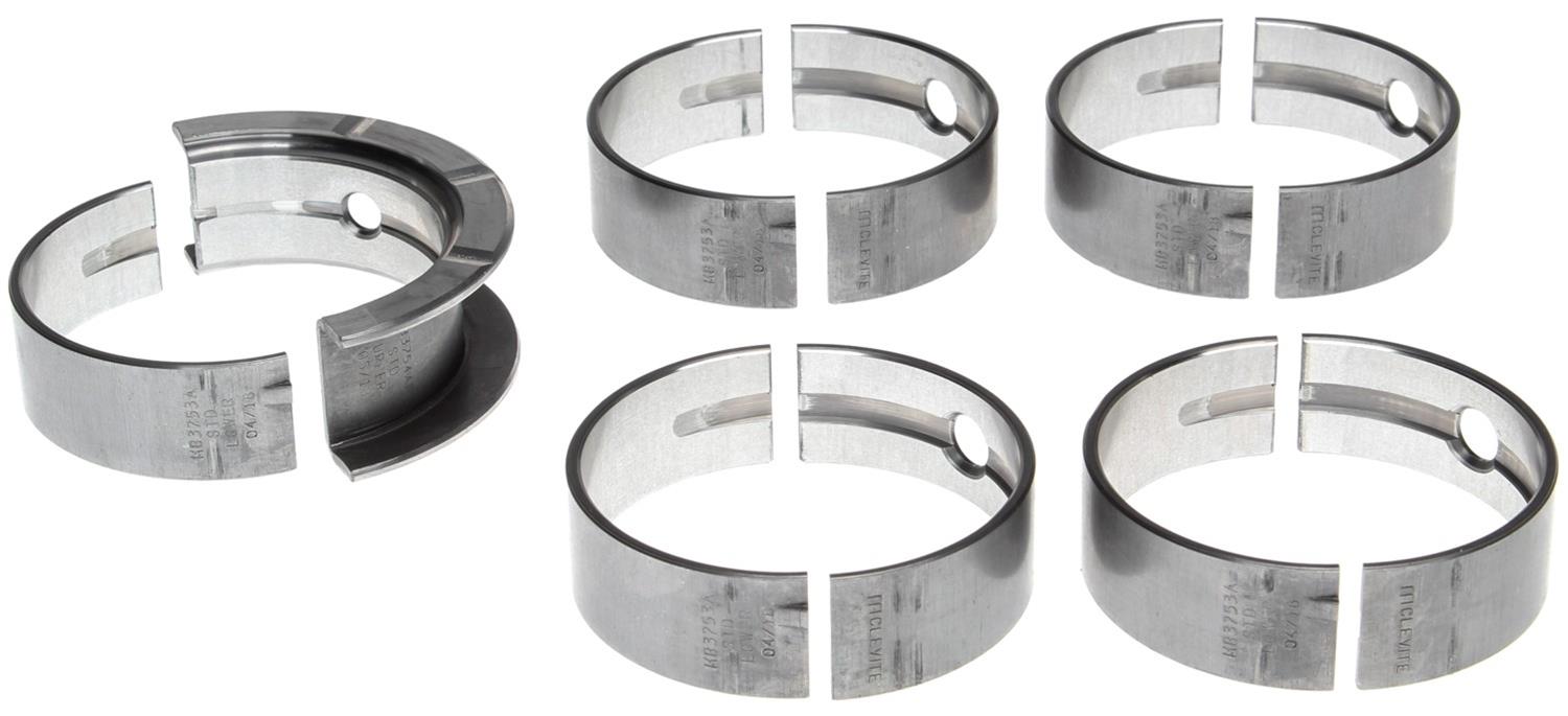 Clevite AL-Series Main Bearings MS-2208A Bearings, AL Series, Stock Size, AL-5, Ford, 2.0L DOHC, Set of 5 thumbnail 2