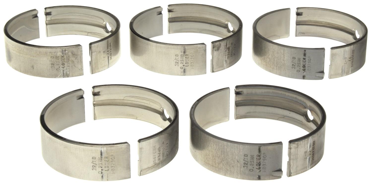 Clevite P-Series Main Bearings MS-2242P-.25MM Bearings, P Series, 1/2 Groove, 0.25mm Crankshaft Undersize, TM-77, Chrysler, Dodge, Jeep, Mitsubishi, Set of 5