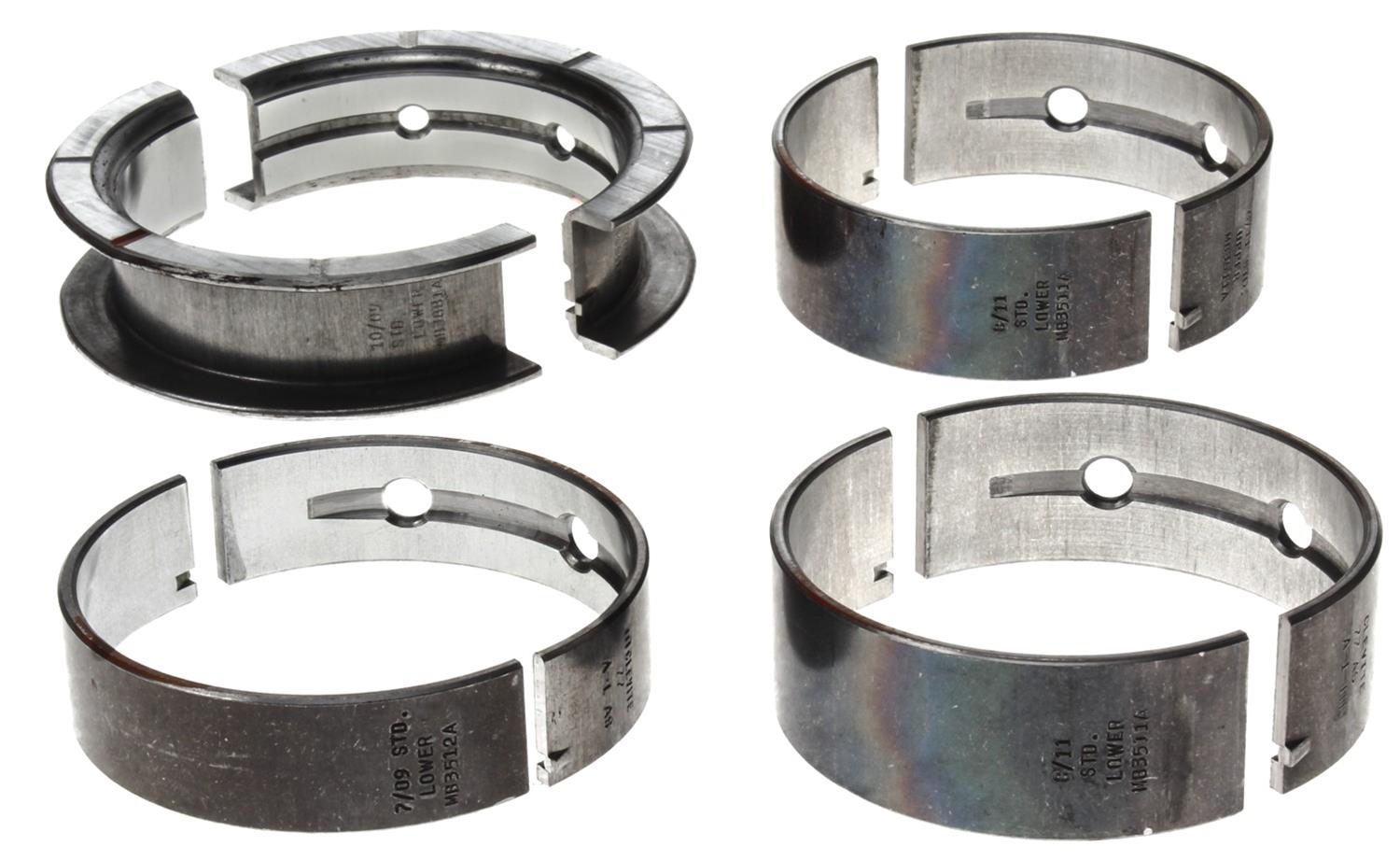 Clevite AL-Series Main Bearings MS-2273A Bearings, AL Series, Stock, 1/2 Groove, GM, Set