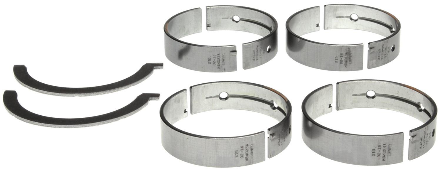 Clevite AL-Series Main Bearings MS-2351A Bearings, AL-Series, Direct Replacement, AL-5, Stock Size, Chrysler, Dodge, Jeep, Ram, V6, Set of 4