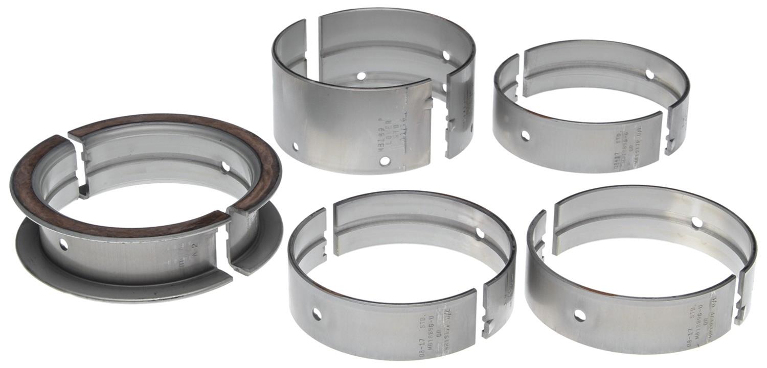 Clevite P-Series Main Bearings MS-496P-20 Bearings, P Series, Full Groove, .020 in. Crankshaft Undersize, Tri Metal, Pontiac, V8, Set of 5