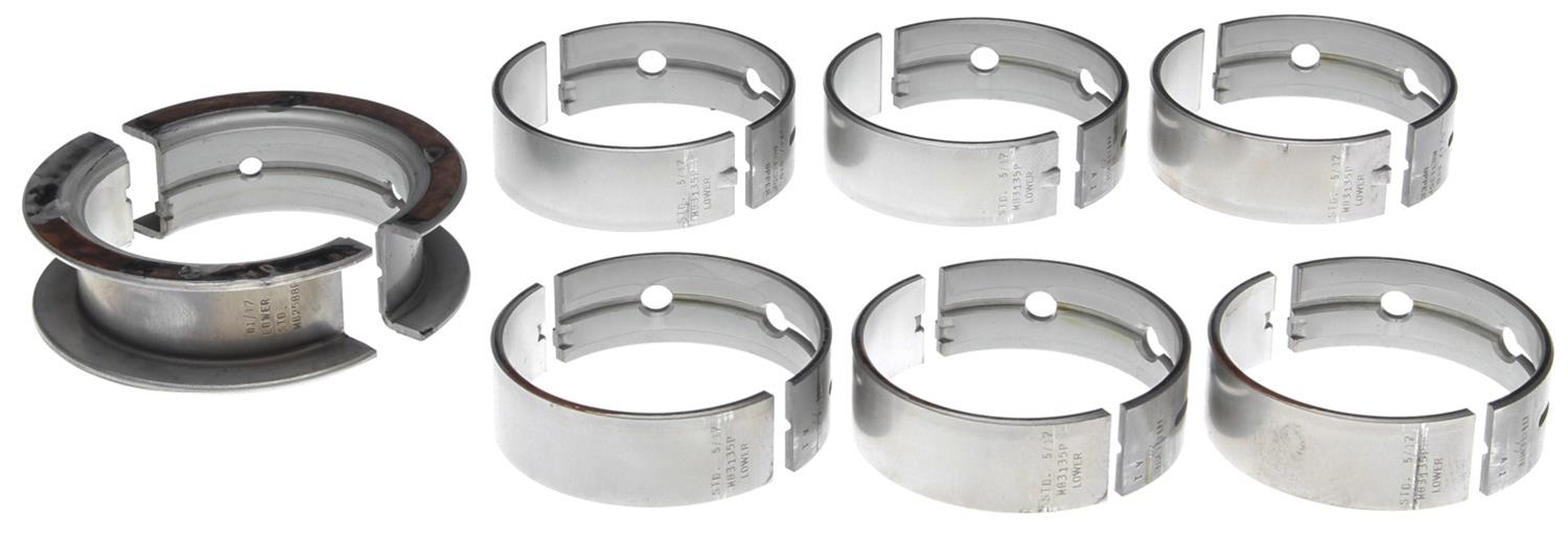 Clevite P-Series Main Bearings MS-617P-30 Bearings, P Series, 1/2 Groove, 0.030 in. Crankshaft Undersize, TM-77, Chevy, L6, Set