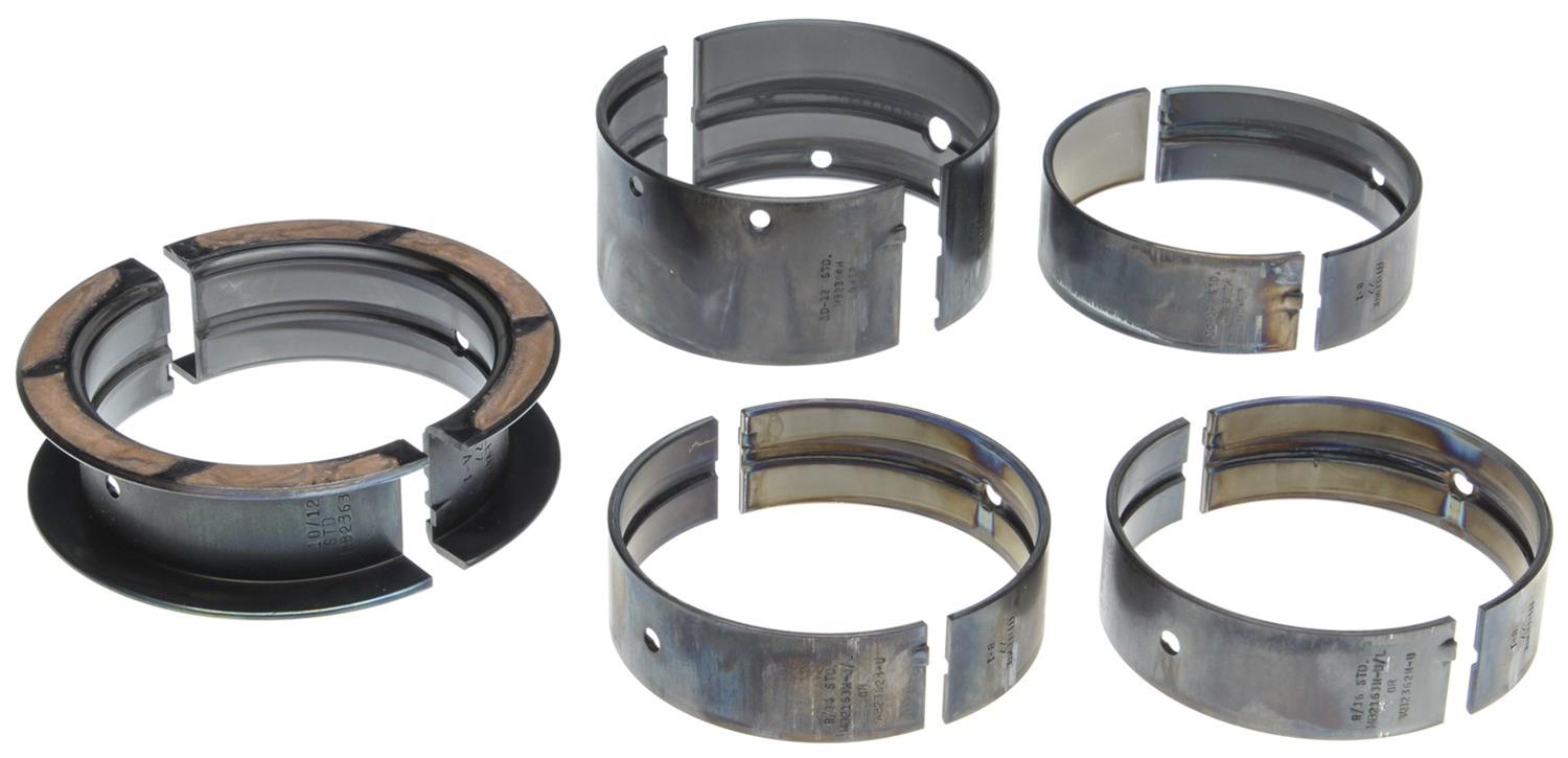 Clevite H-Series Main Bearings MS-804H-20 Bearings, H-Series, 0.020 in. Crankshaft Undersize, Tri Metal, Oldsmobile, 400, 425, 455, Set of 5