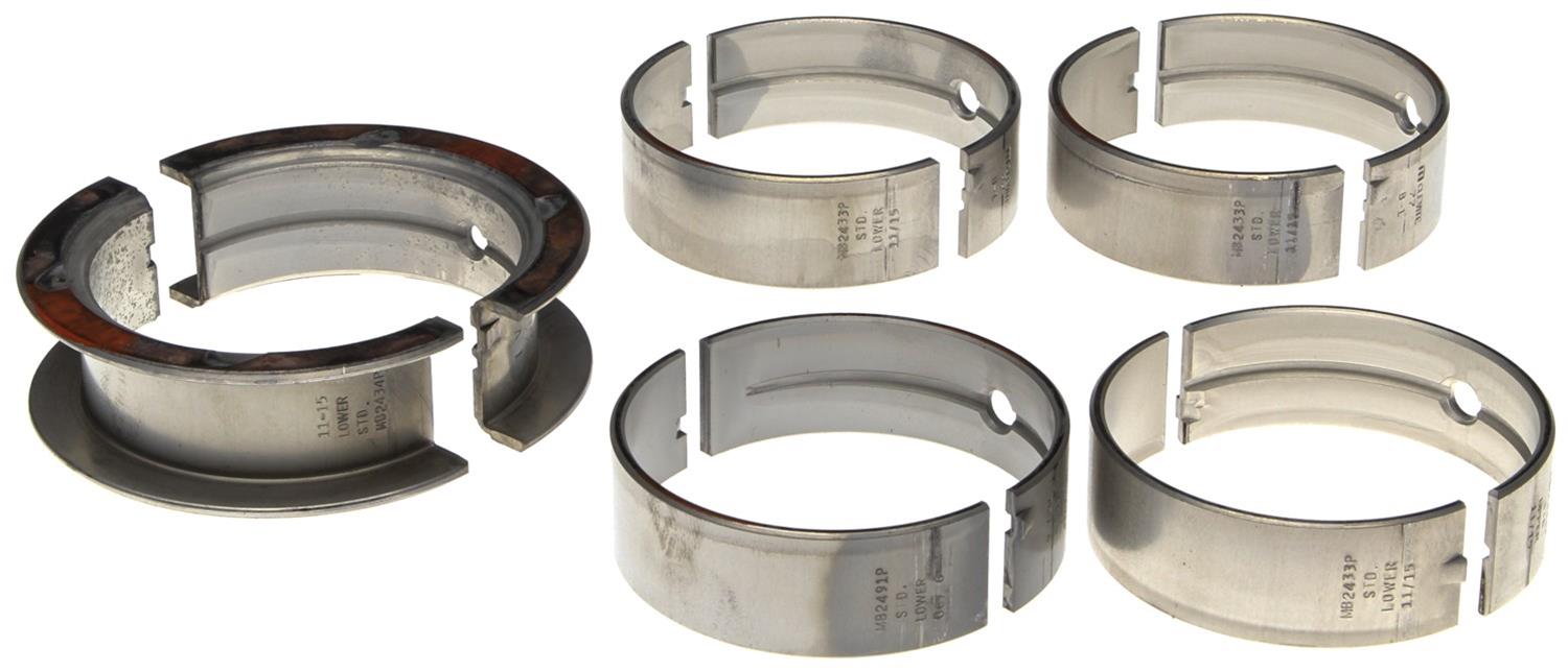 Clevite P-Series Main Bearings MS-961P-10 Bearings, Direct Replacement, .010 in. Crankshaft Undersize, TM-77, Buick 1964-67, 300, Set of 5