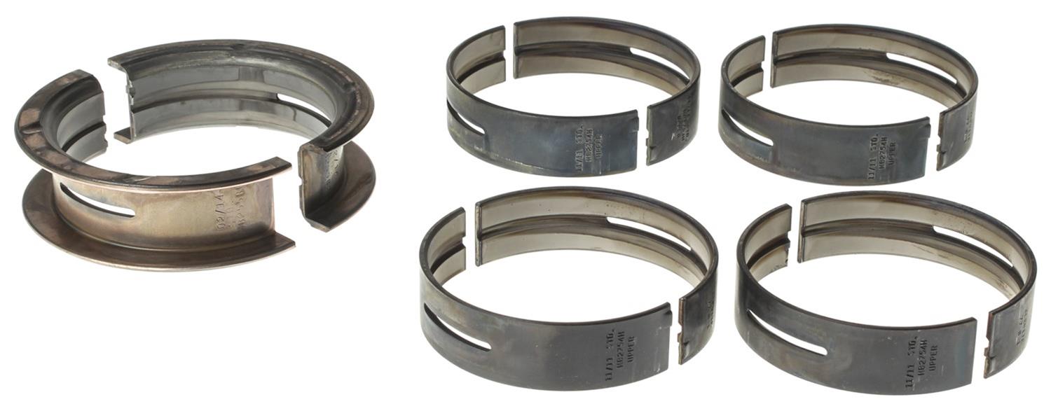 Clevite H-Series Main Bearings MS-981H-10 Bearings, H Series, Full Groove, .010 in. Crankshaft Undersize, Tri Metal, Ford, 351M, 351W, 400, Set of 5
