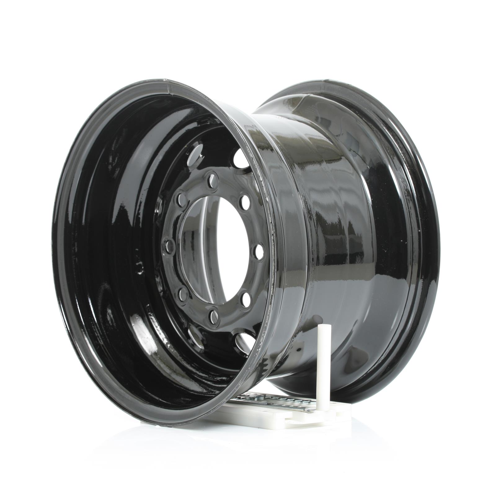 Bart Wheels 413-5008 Bart Wheels Super Trucker Black Wheels