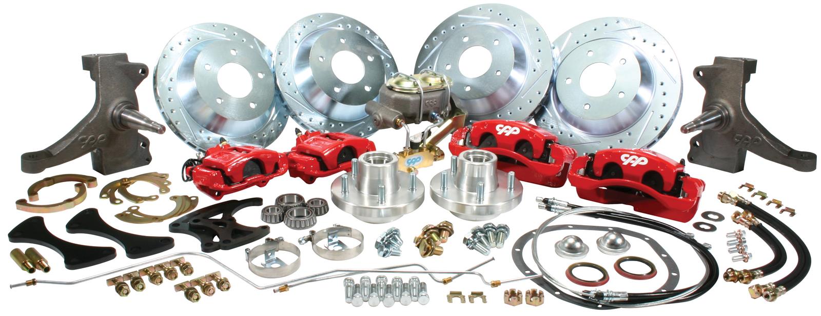 Classic Performance 6770FRBK5-BB Classic Performance Complete Front and  Rear Big Brake Kits | Summit Racing