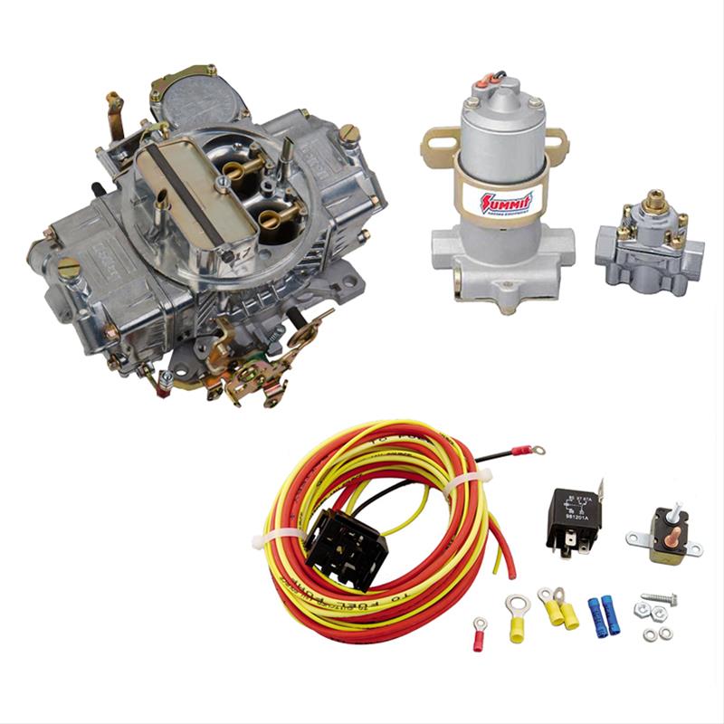 Summit Racing 03-0036 Summit Racing™ Carburetor and Fuel Pump Pro Packs ...