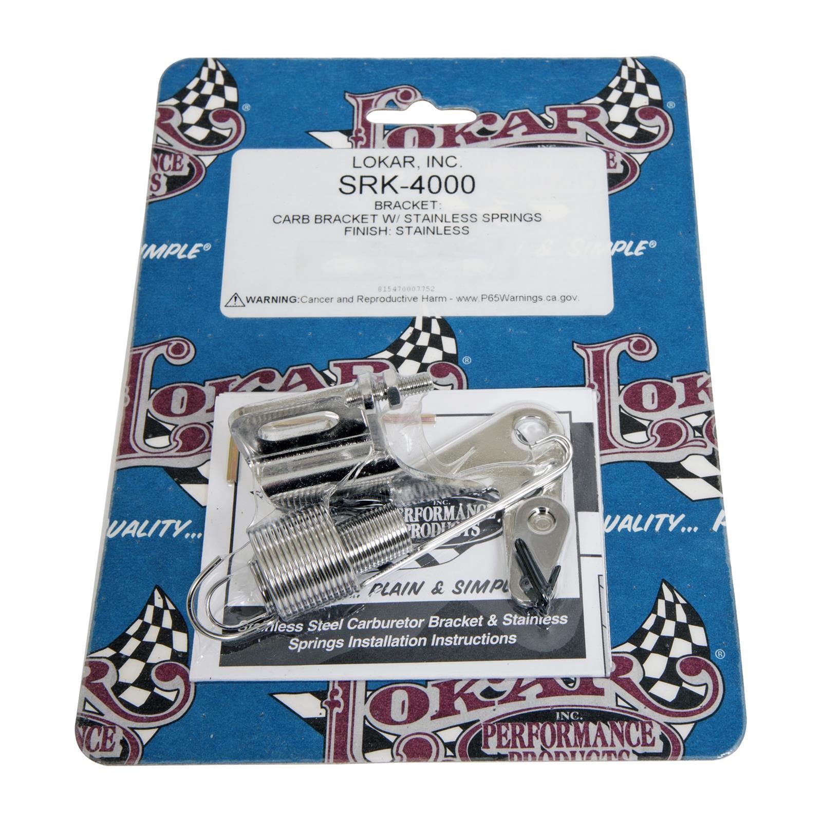 Lokar 030040 Summit Racing™ Throttle Cable and Kickdown Cable Pro