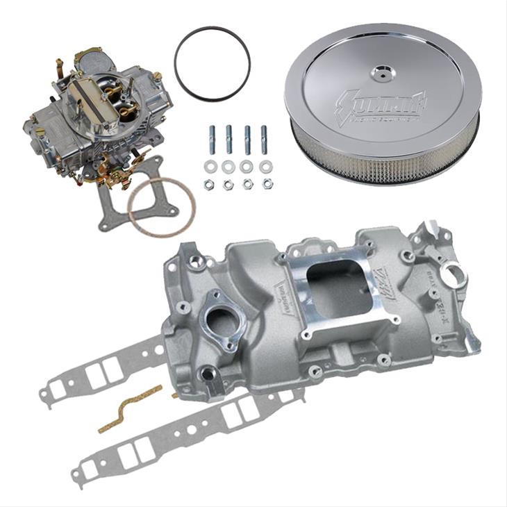 Summit Racing 030172 Summit Racing™ Intake Manifold, Carburetor, and