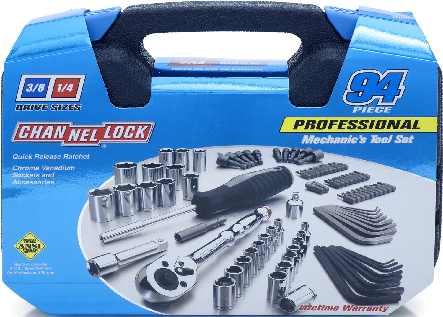 Channellock 39070 CHANNELLOCK 94-Piece Mechanic's Tool Sets
