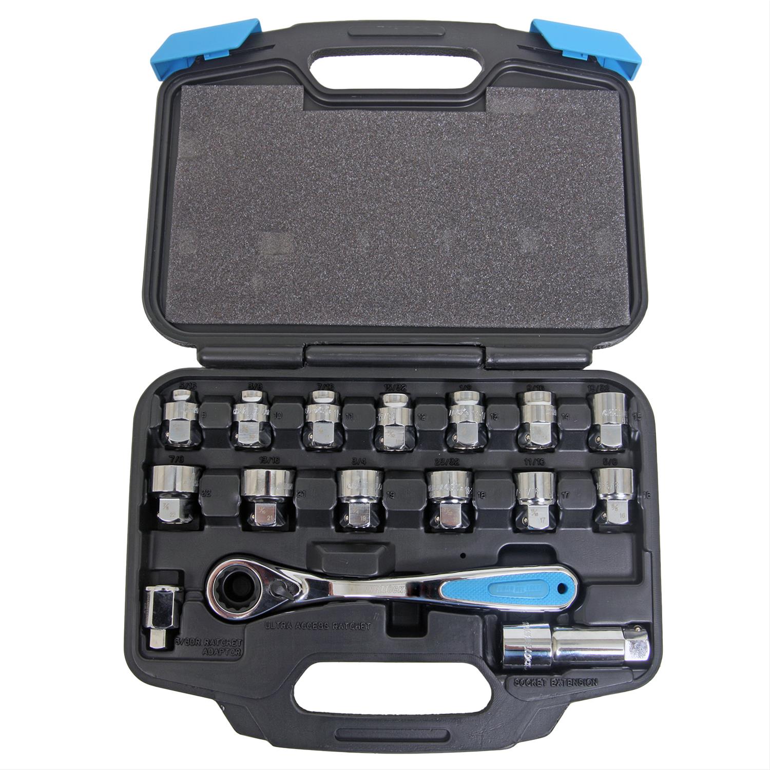 CHANNELLOCK 16Piece PassThru UniFit Socket Sets 39100 Free