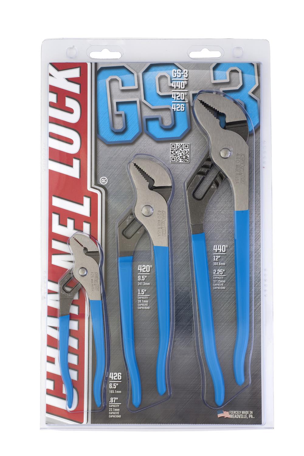 Channellock GS3 CHANNELLOCK Plier Sets Summit Racing