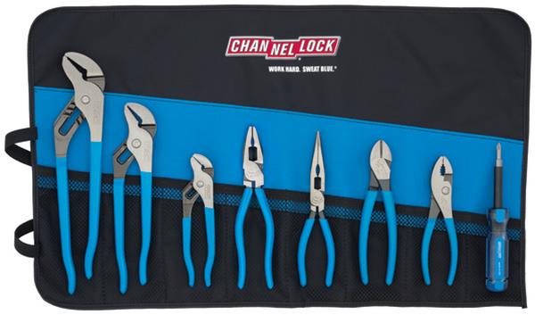 Channellock TOOL ROLL-8 CHANNELLOCK 8-Piece Tool Roll Pliers Set