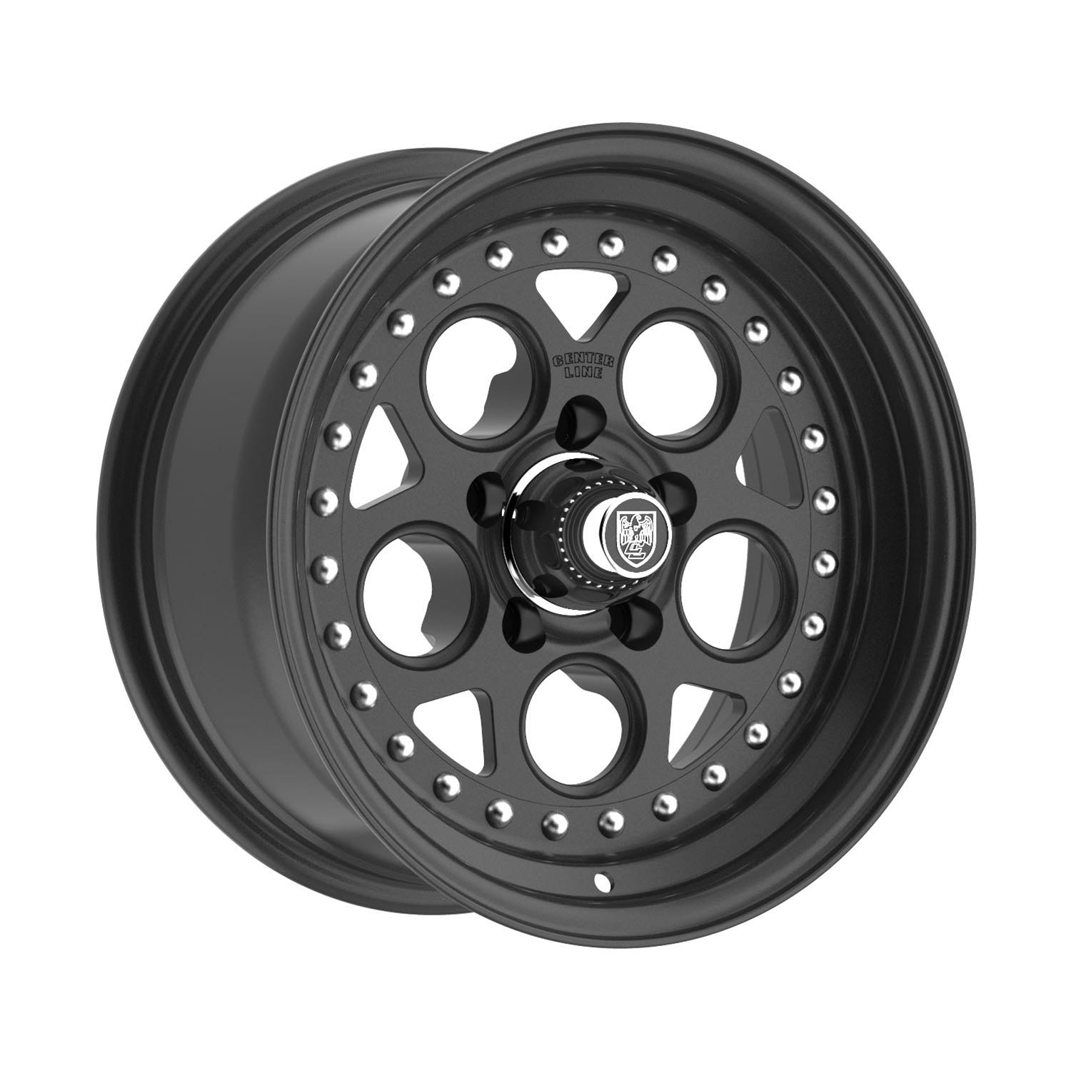 Center Line Wheels 001SB-57065-06 Center Line REV 2.0 Satin Black ...