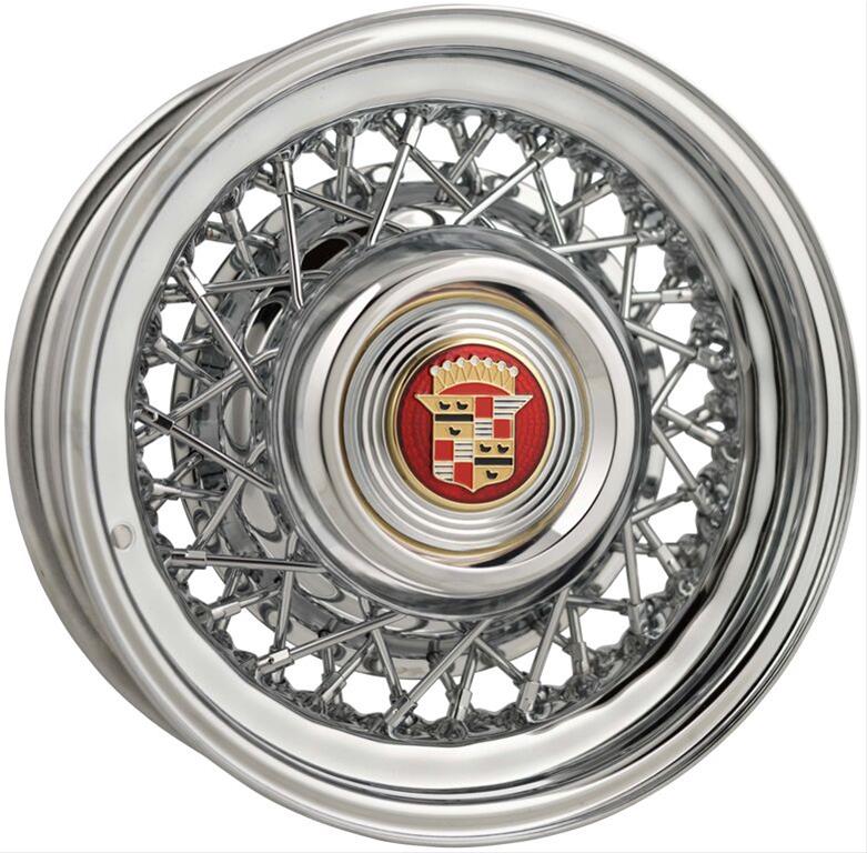 Coker Tire CAD565334D Coker Cadillac Wire Wheels | Summit Racing
