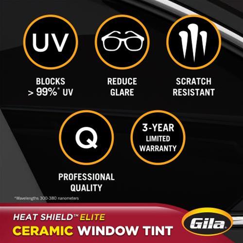 Gila Film Products 50217113 Gila Heat Shield Elite Window Tint Film