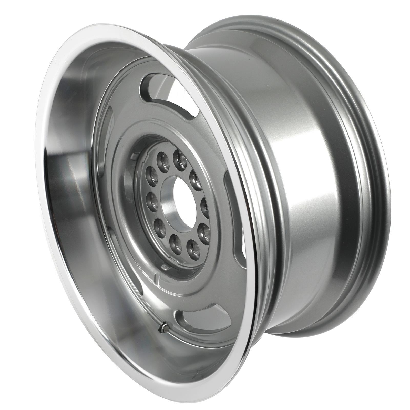 Cragar Rally Rims Cragar 1722373537 Cragar Silver Rally II Wheels | Summit Racing