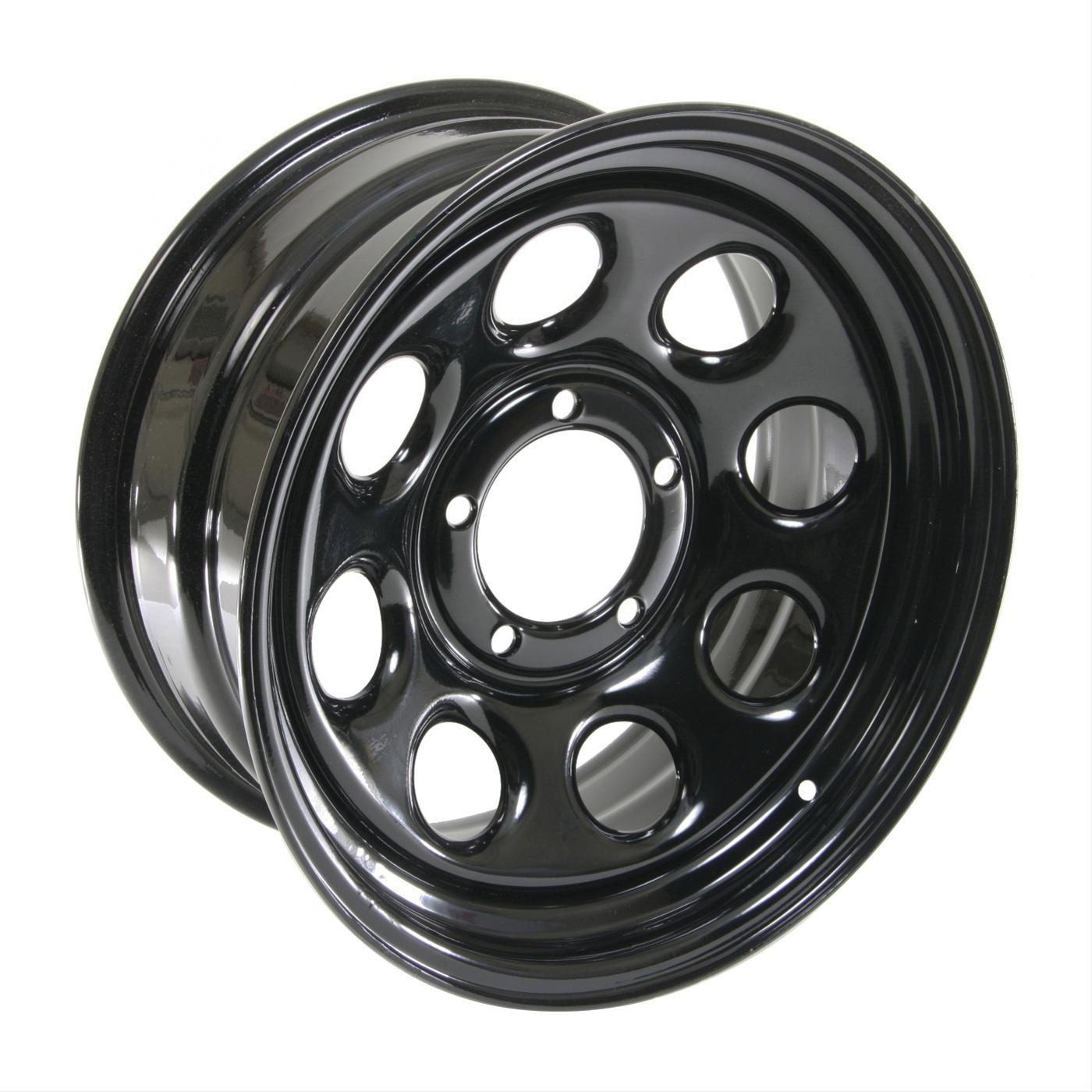 Cragar Soft 8 Black Steel Wheels 17