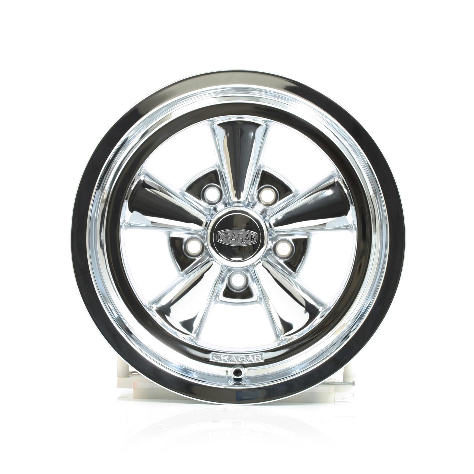Cragar 610C583445 Cragar Vintage Series 1-Piece Chrome G/T Wheels