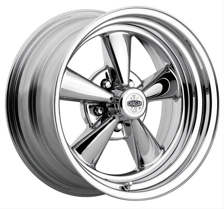 Cragar 61C521245 Cragar 61C Series S S Super Sport Chrome Wheels