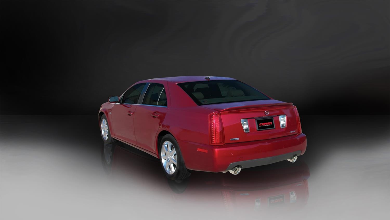 Corsa 2005-2007 Cadillac STS 4.6L Polished Touring Axle-Back Exhaust thumbnail 3